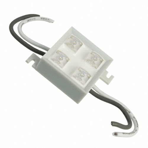 LED MODULE 4POS BLUE IP67 CLEAR - OVM18F4B7